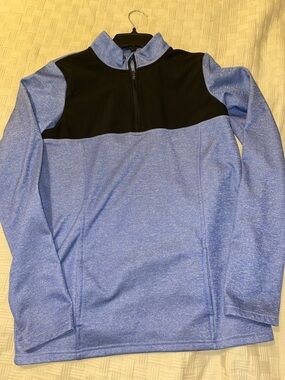Bcg kids xl Blue and Black Quarter-Zip Pullover